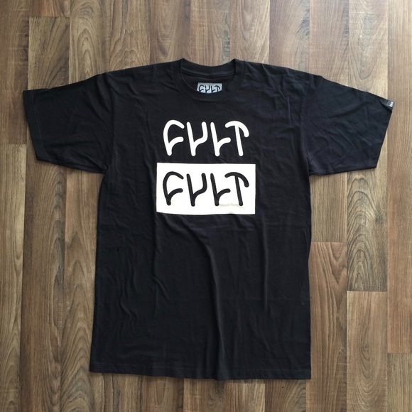 Other - CULT Stack Logo BMX Bike Crew Tee USA T-Shirt L